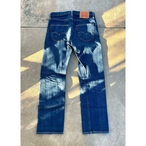 LEVI’S | 501 Dark Wash Button Fly Straight Denim Jeans 30x30